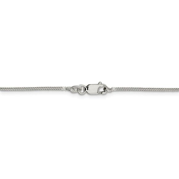 Sterling Silver U. of Louisville Medium Enamel Disc Necklace - 20 In